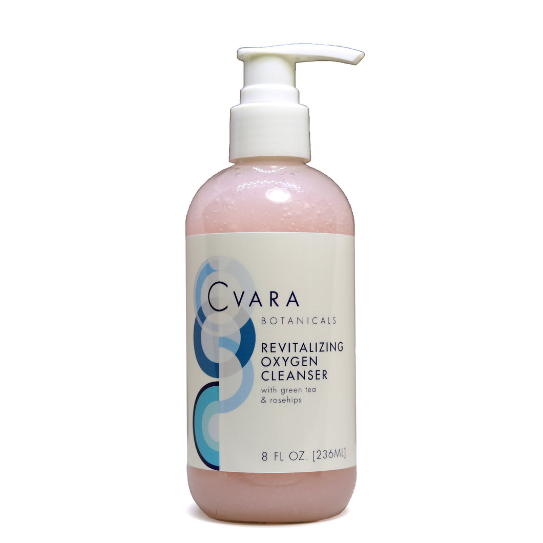 Revitalizing Oxygen Cleanser 8oz with green tea & rosehips